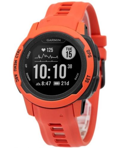 Смарт часовник Garmin - Instinct 2S , 40mm, Poppy - 1
